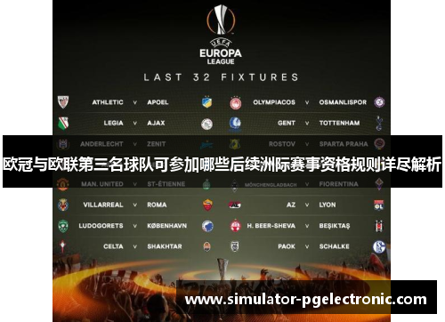 欧冠与欧联第三名球队可参加哪些后续洲际赛事资格规则详尽解析