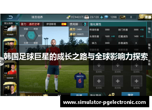 韩国足球巨星的成长之路与全球影响力探索