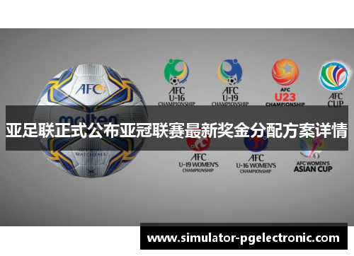 亚足联正式公布亚冠联赛最新奖金分配方案详情