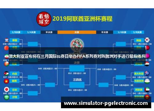 澳大利亚宣布将在三月国际比赛日举办FIFA系列赛对阵跨洲对手进行最后练兵 澳大利亚宣布将在三月国际比赛日举办FIFA系列赛对阵跨洲对手进行最后练兵